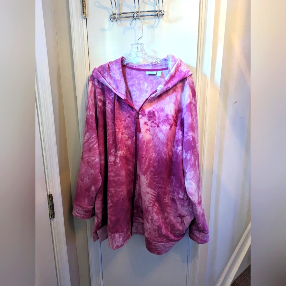 Purple tie dye hoodie
